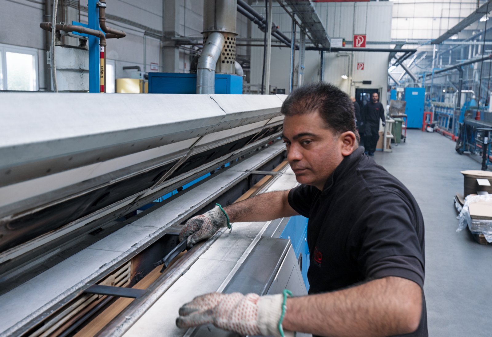 Setting up a machine